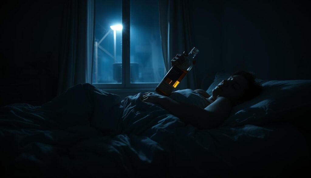 heavy drinking and sleep
