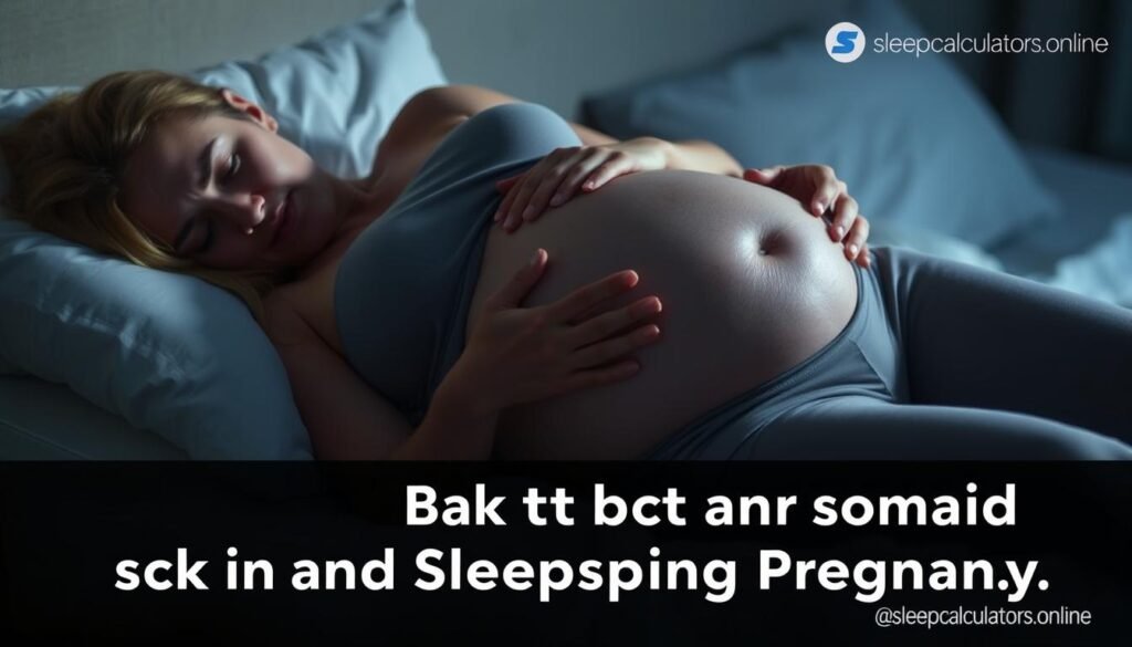 risky pregnancy sleep positions